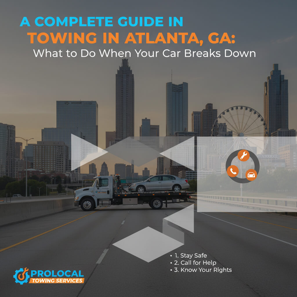 A Complete Guide to Towing in Atlanta, GA What to Do When Your Car Breaks Down