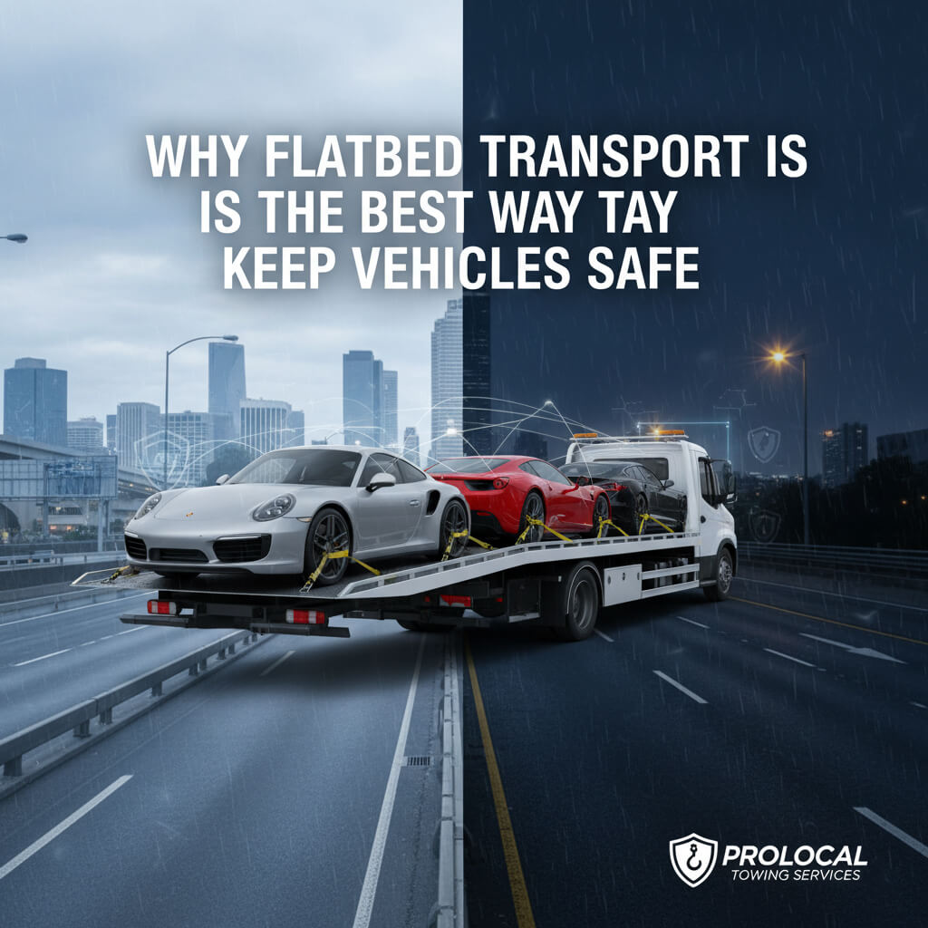 Why Flatbed Transport Is the Best Way to Keep Vehicles Safe